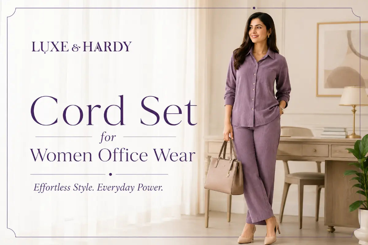 Cord Set for Women Office Wear