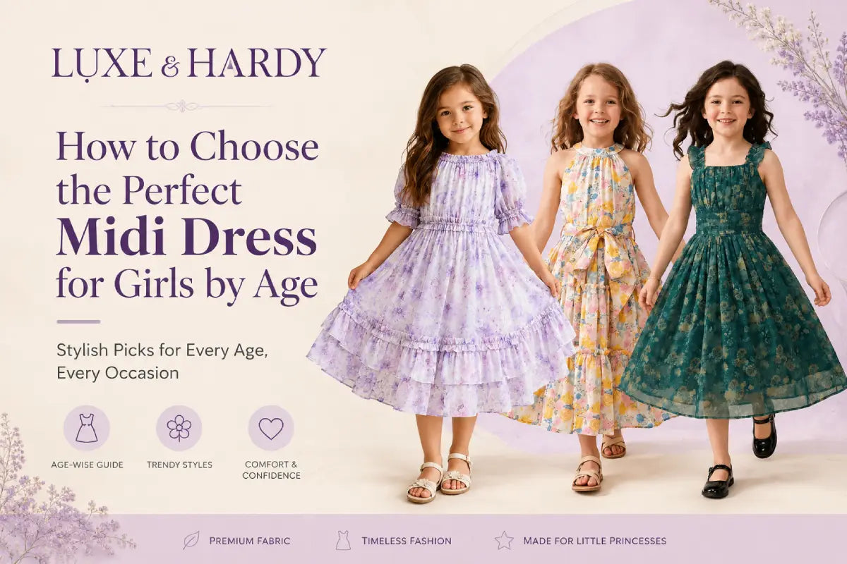How to Choose the Perfect Midi Dress for Girls by Age?