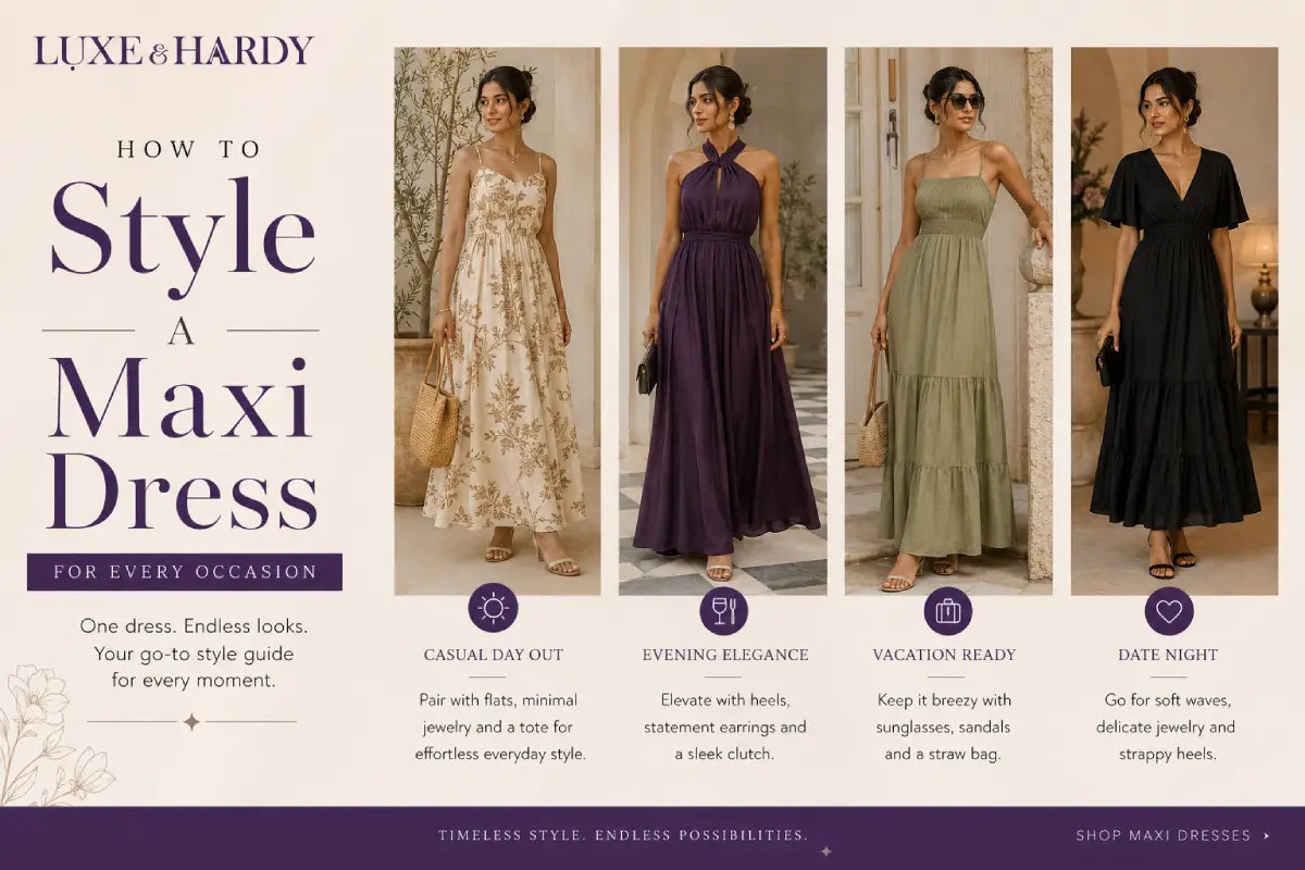 How to Style a Maxi Dress for Every Occasion