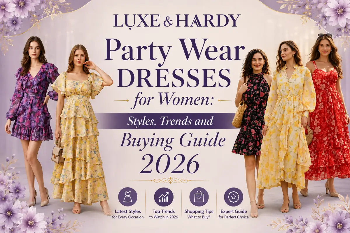 Party Wear Dresses for Women: Styles, Trends and Buying Guide 2026