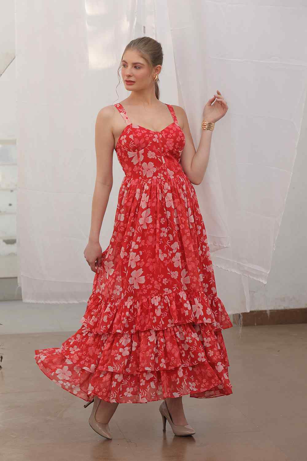 Amber corset dress-Ruby