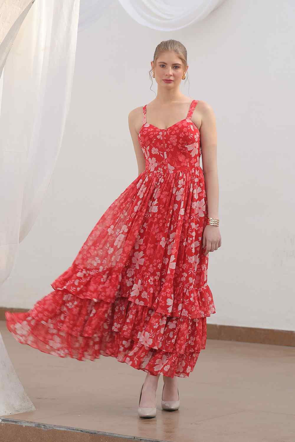 Amber corset dress-Ruby