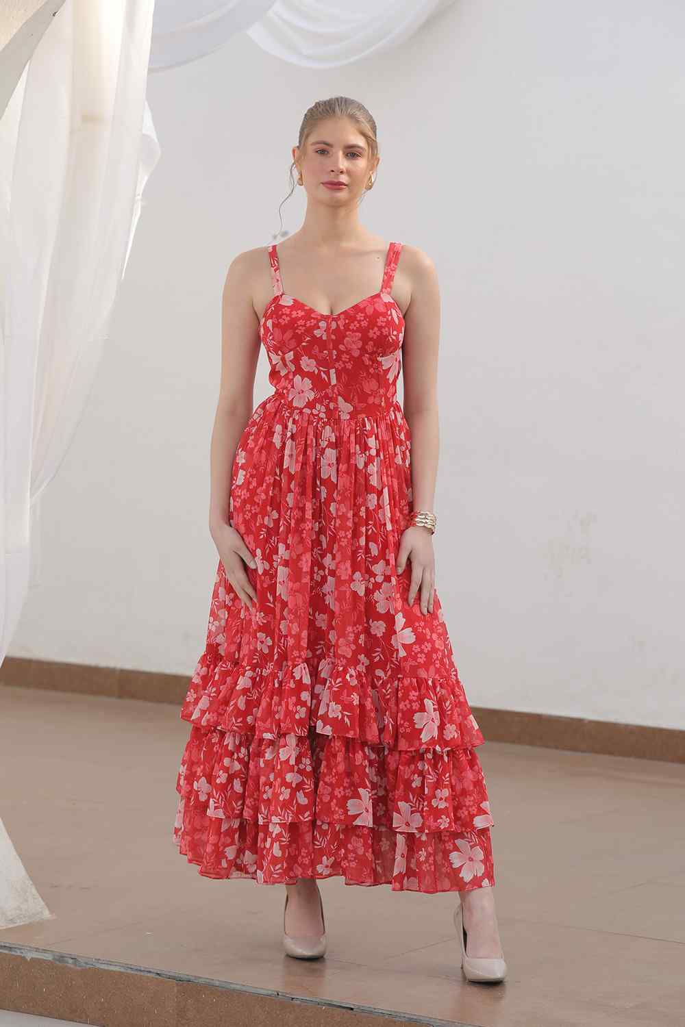 Amber corset dress-Ruby