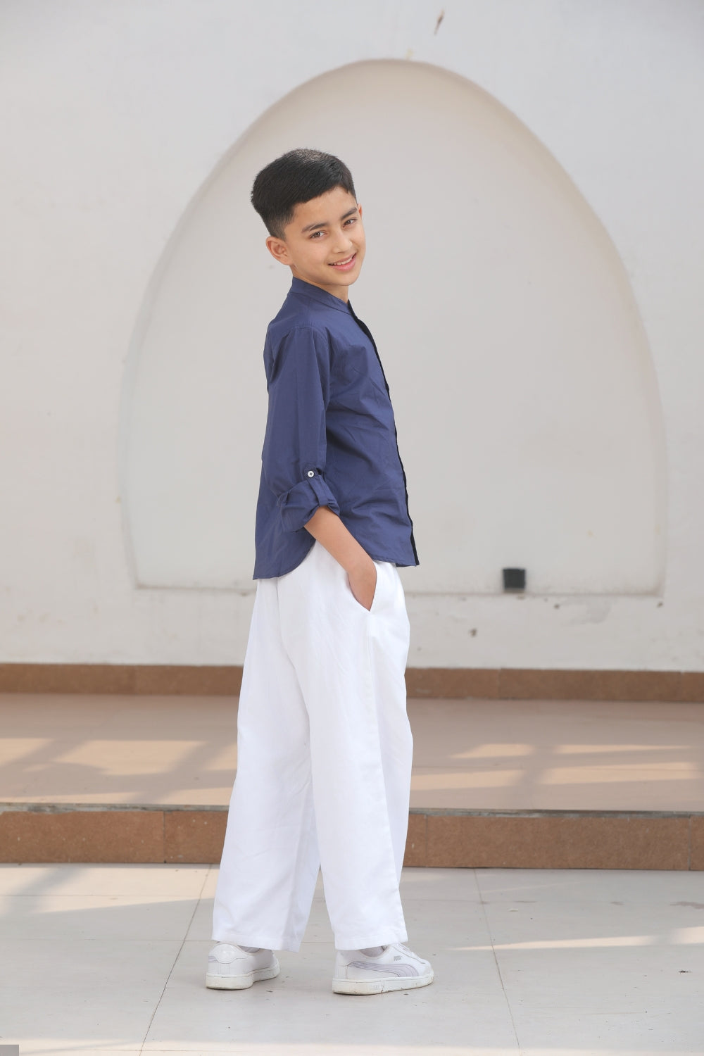Archie White Relaxed Pants