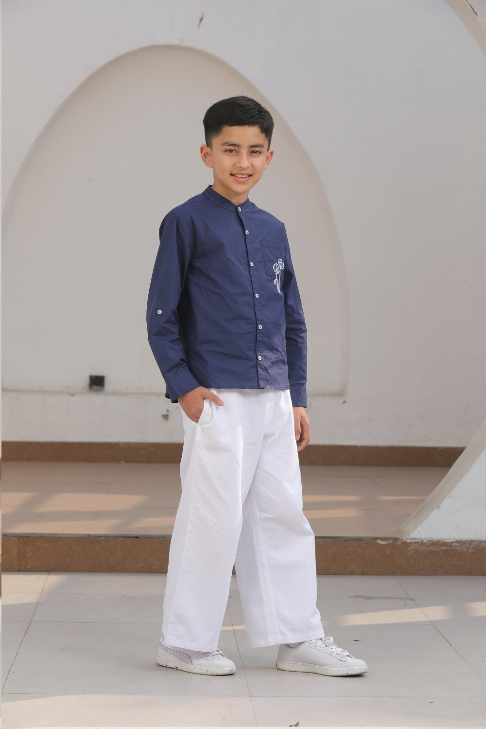 Archie White Relaxed Pants