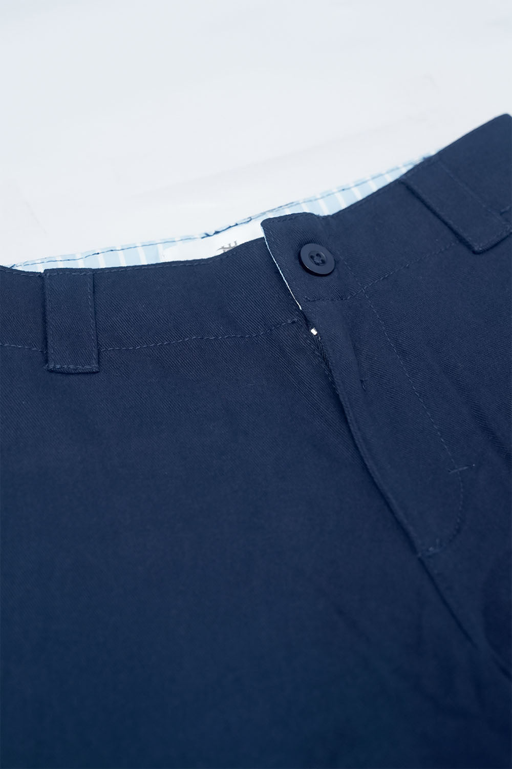 Luxe & Hardy Ash Blue Co-ord Set – additional front view of light blue panelled shirt and navy blue cargo pants boys co ord set, kids ethnic casual party wear, full outfit detail