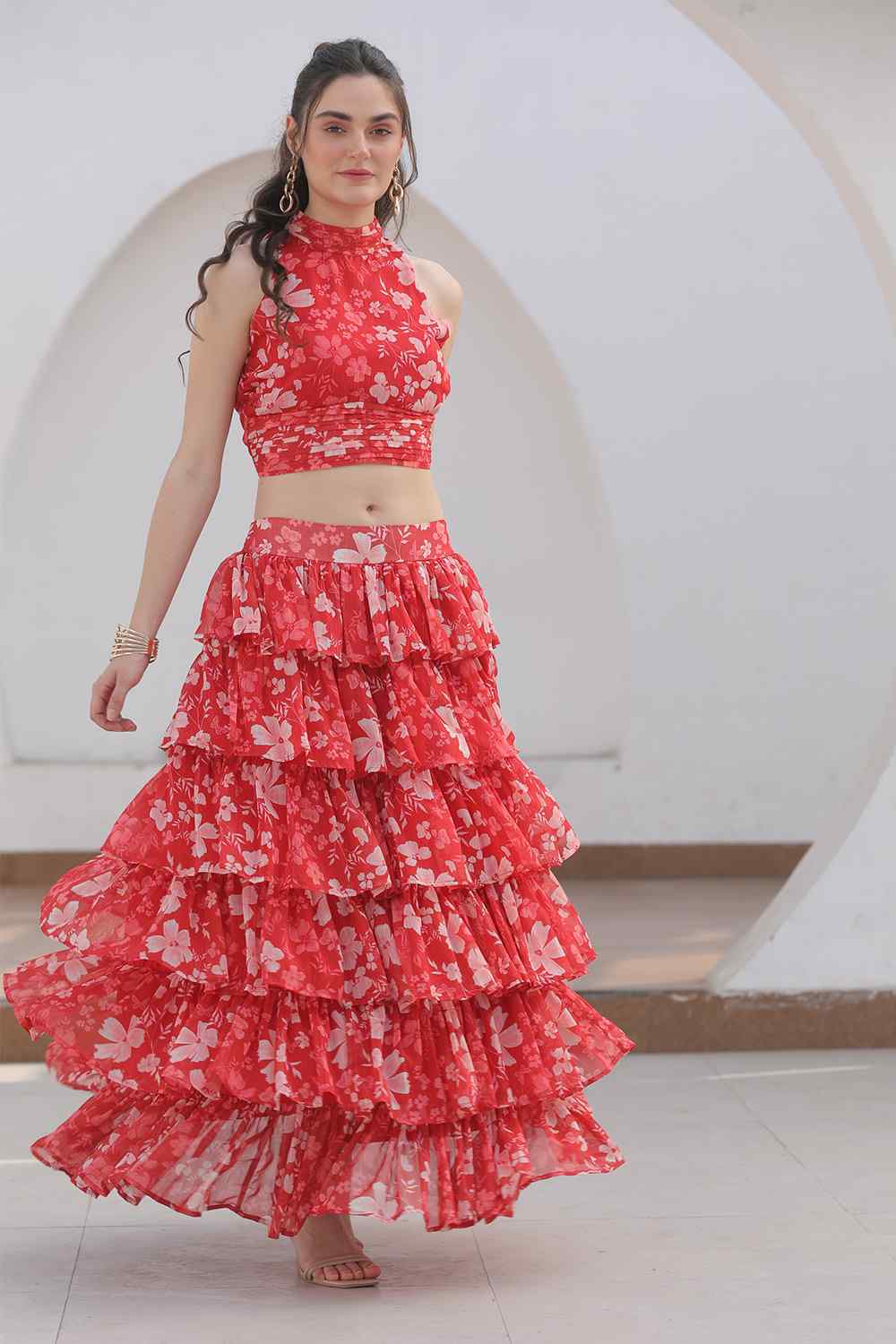 Bria Co-ord Set- Ruby