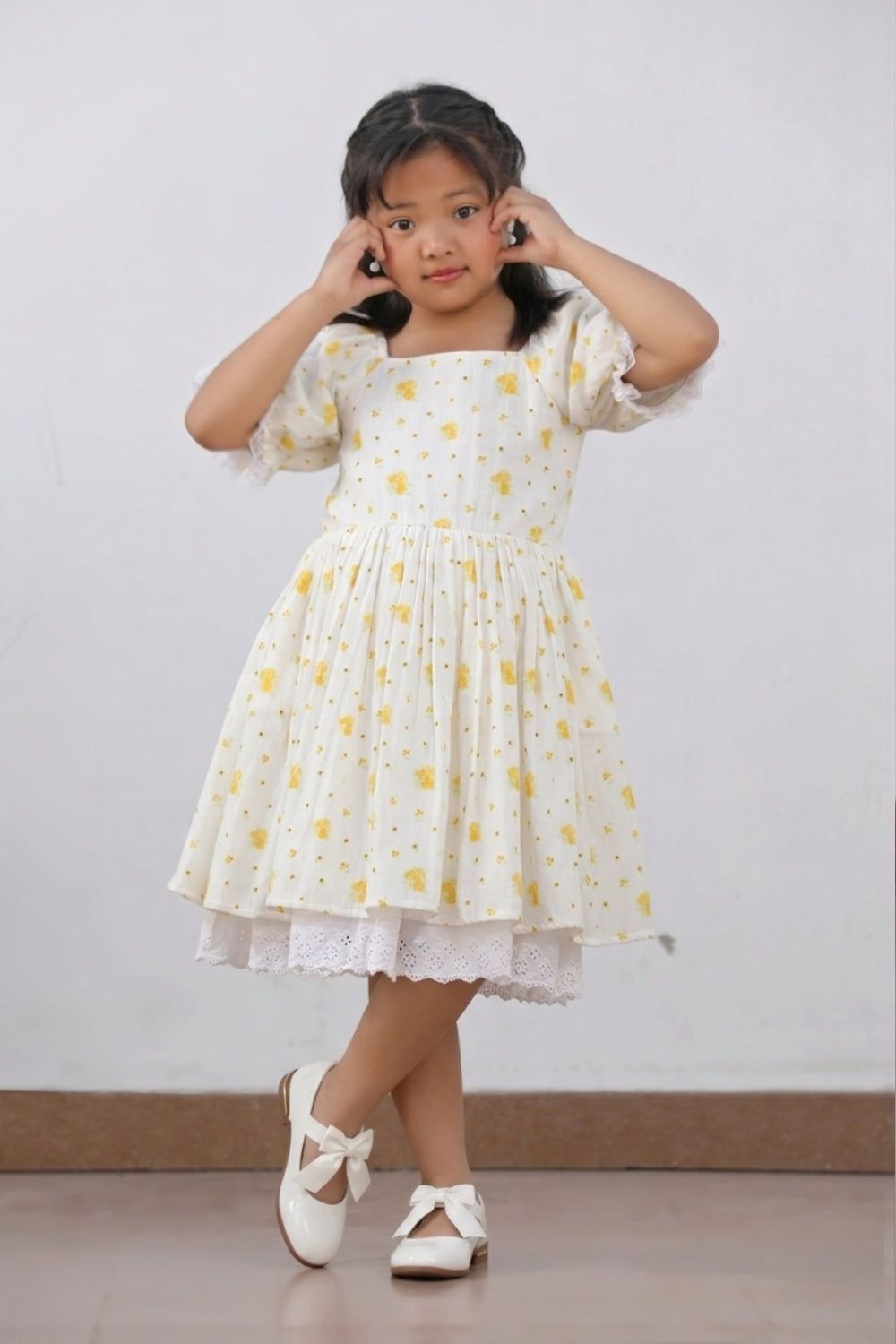 Camlie Printed Lace Dress