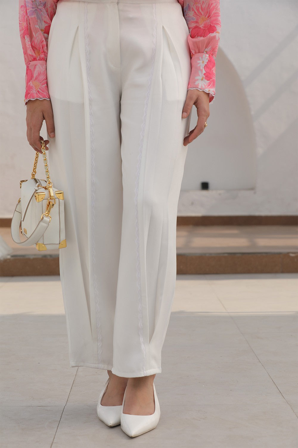 Celeste Lace Co-ord Set-Pink