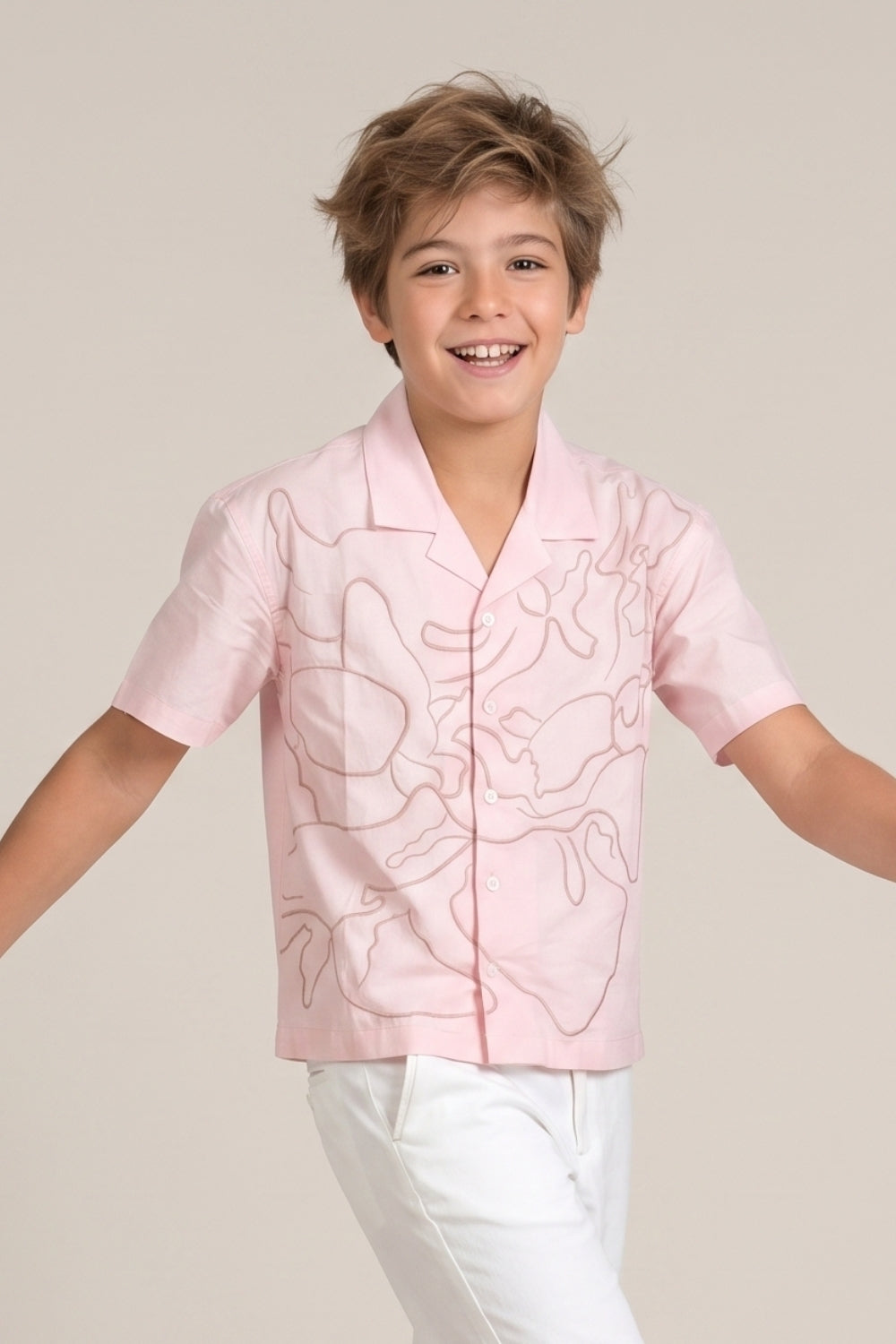 Floral spread shirt