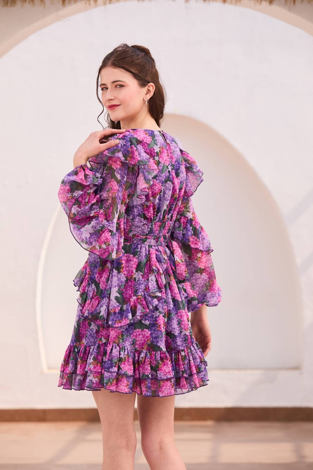 Gigi mini flared dress