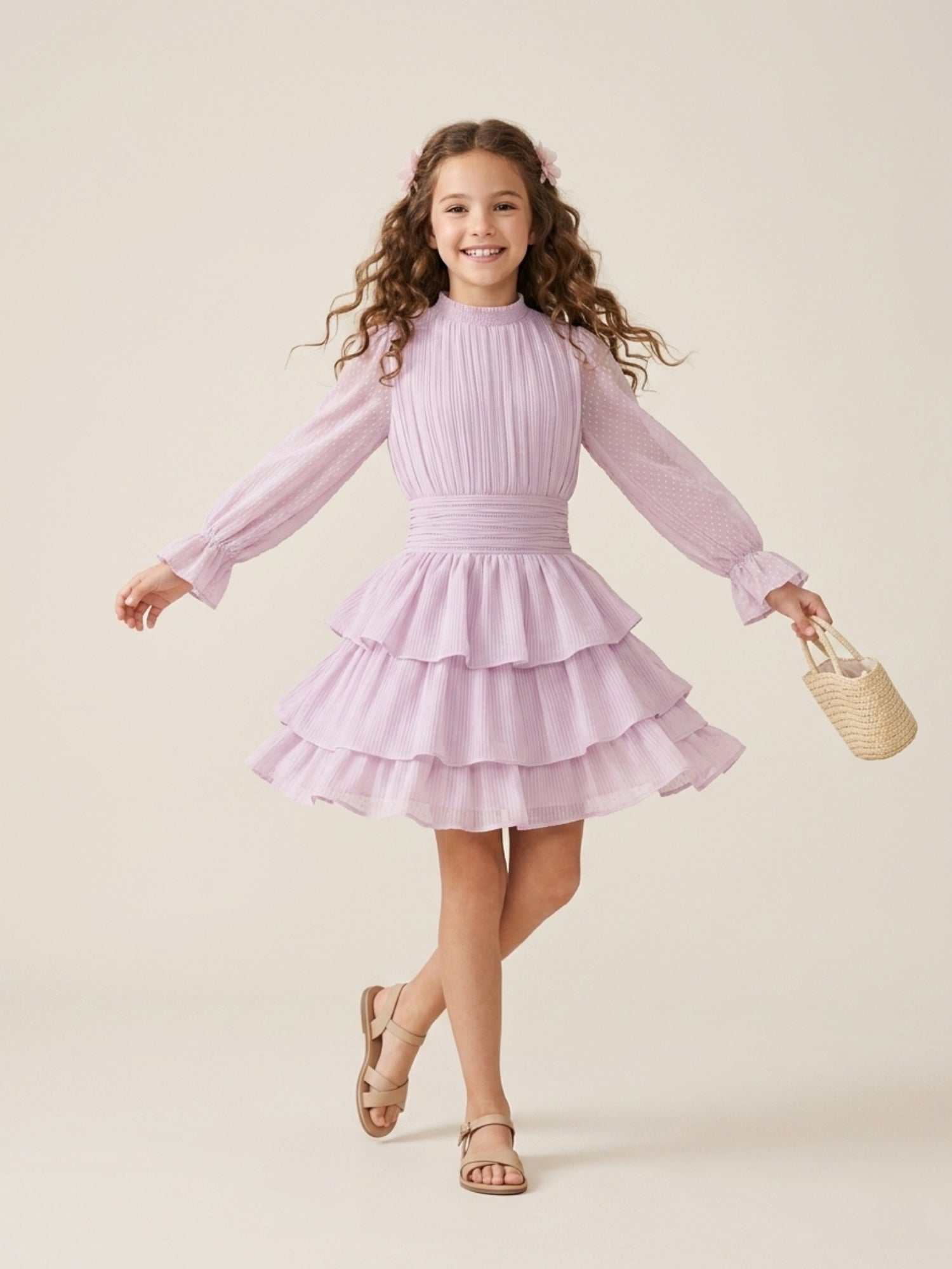 Sweet Violet Girls Flared Dress