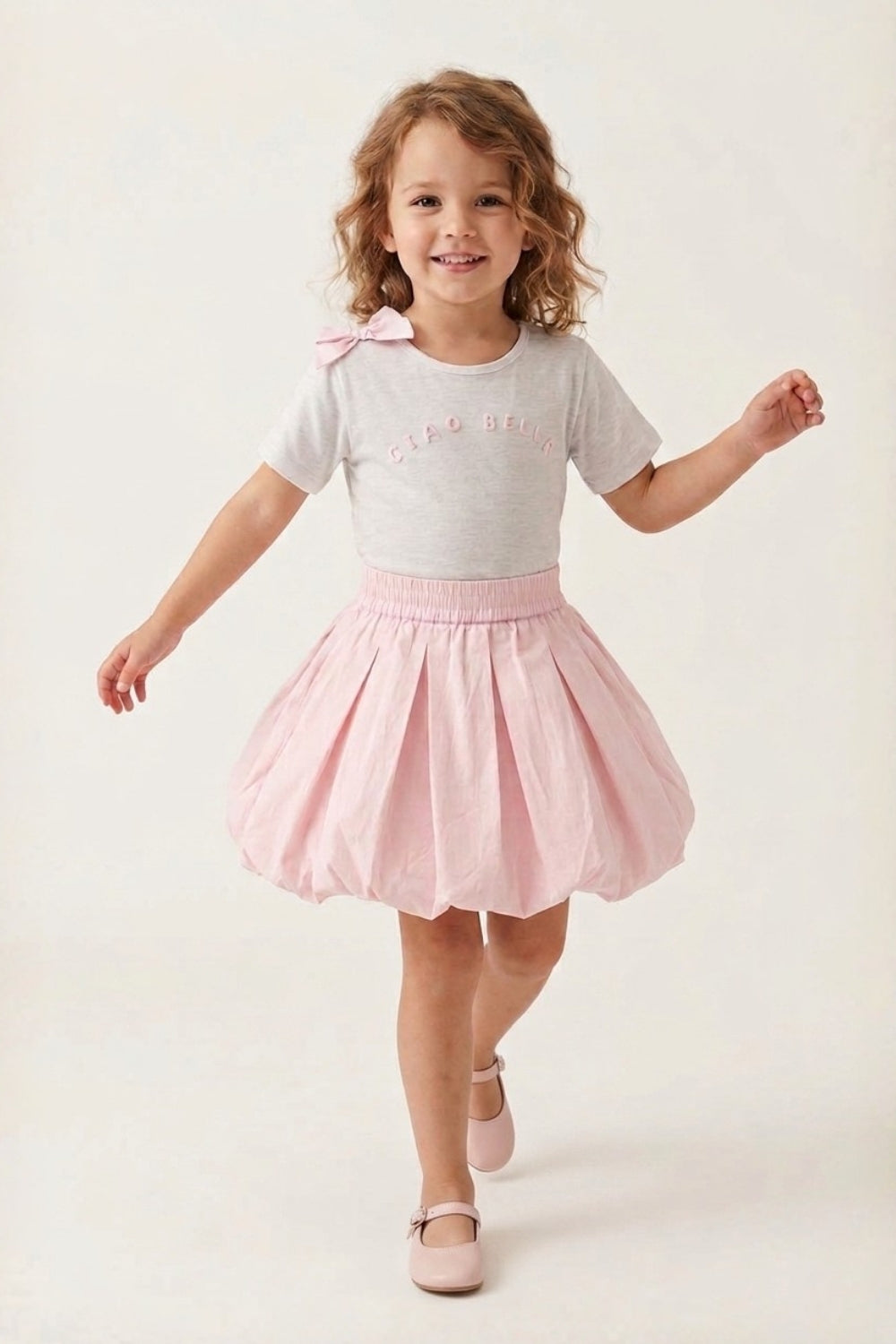 Lavanya Girls Tee and skirt set