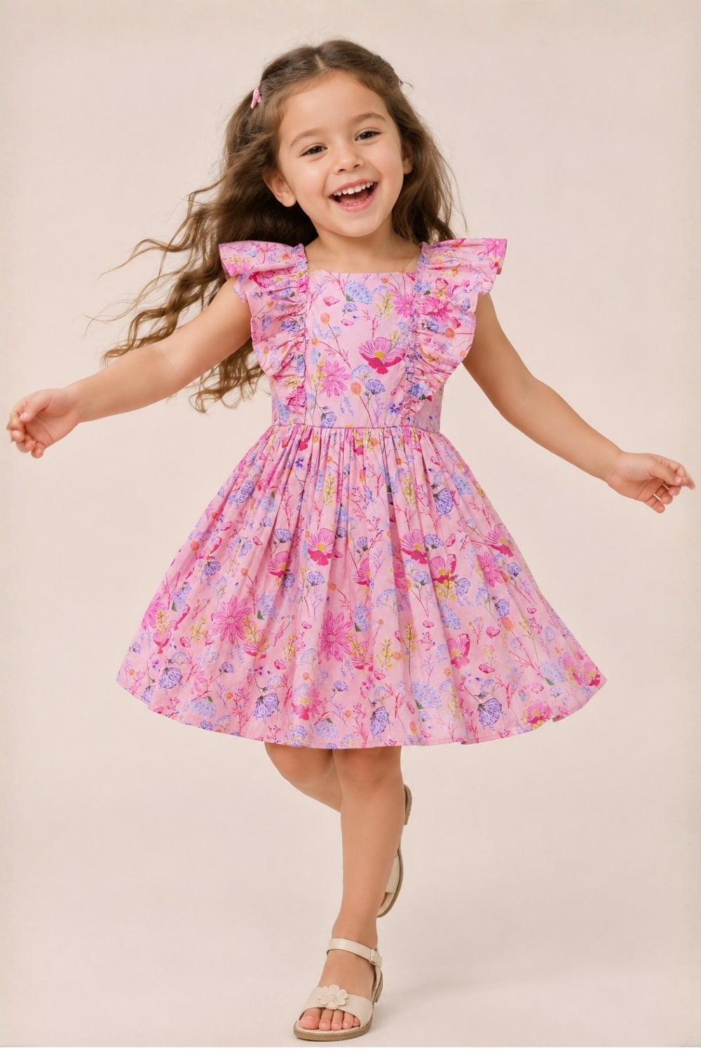 Romi Girls Ruffled Dress