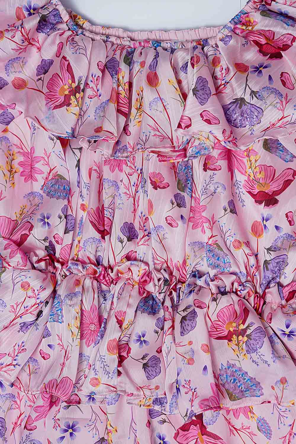 Tiered dress for girls