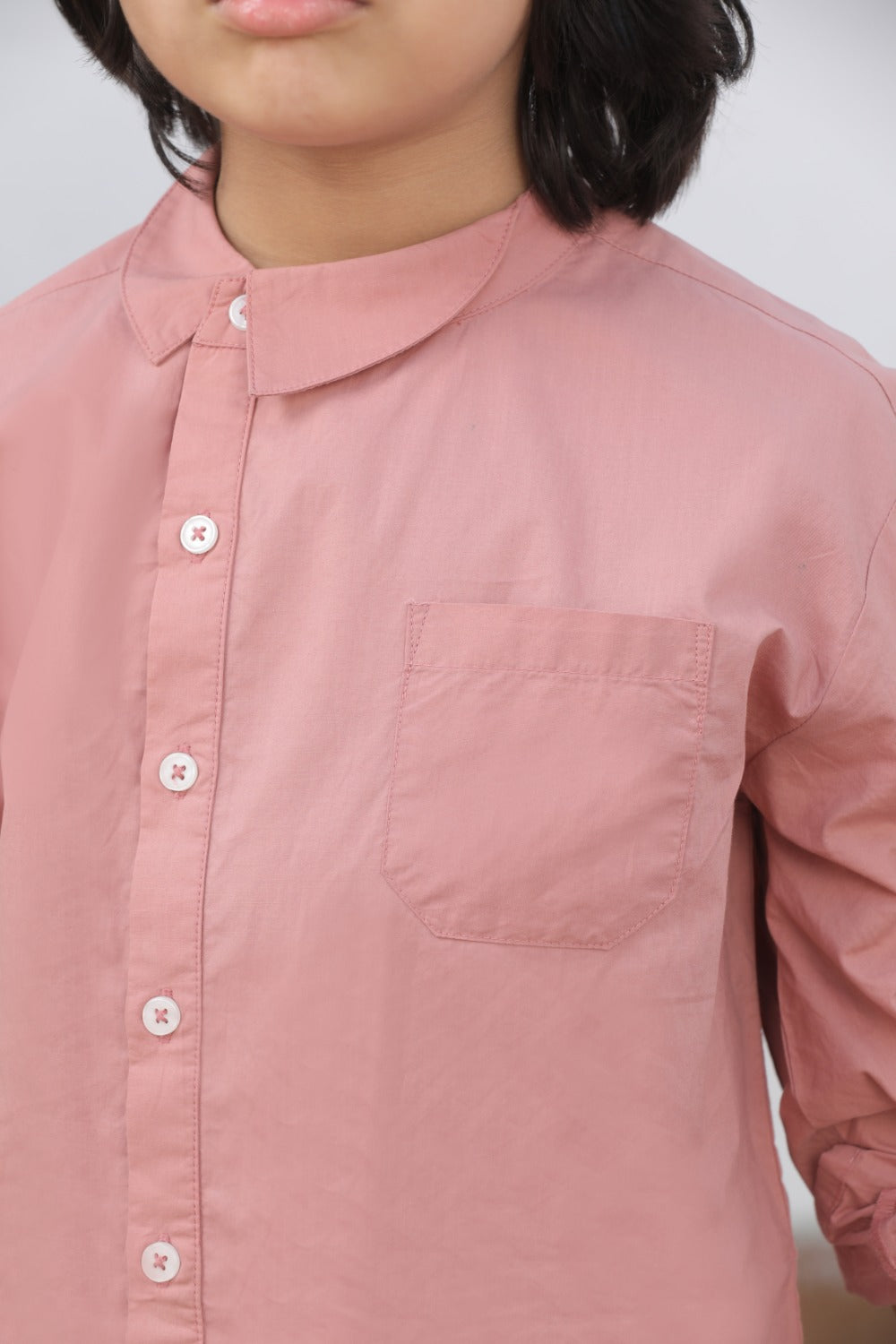 Shop Henry Cotton Asymmetrical Boys Shirt