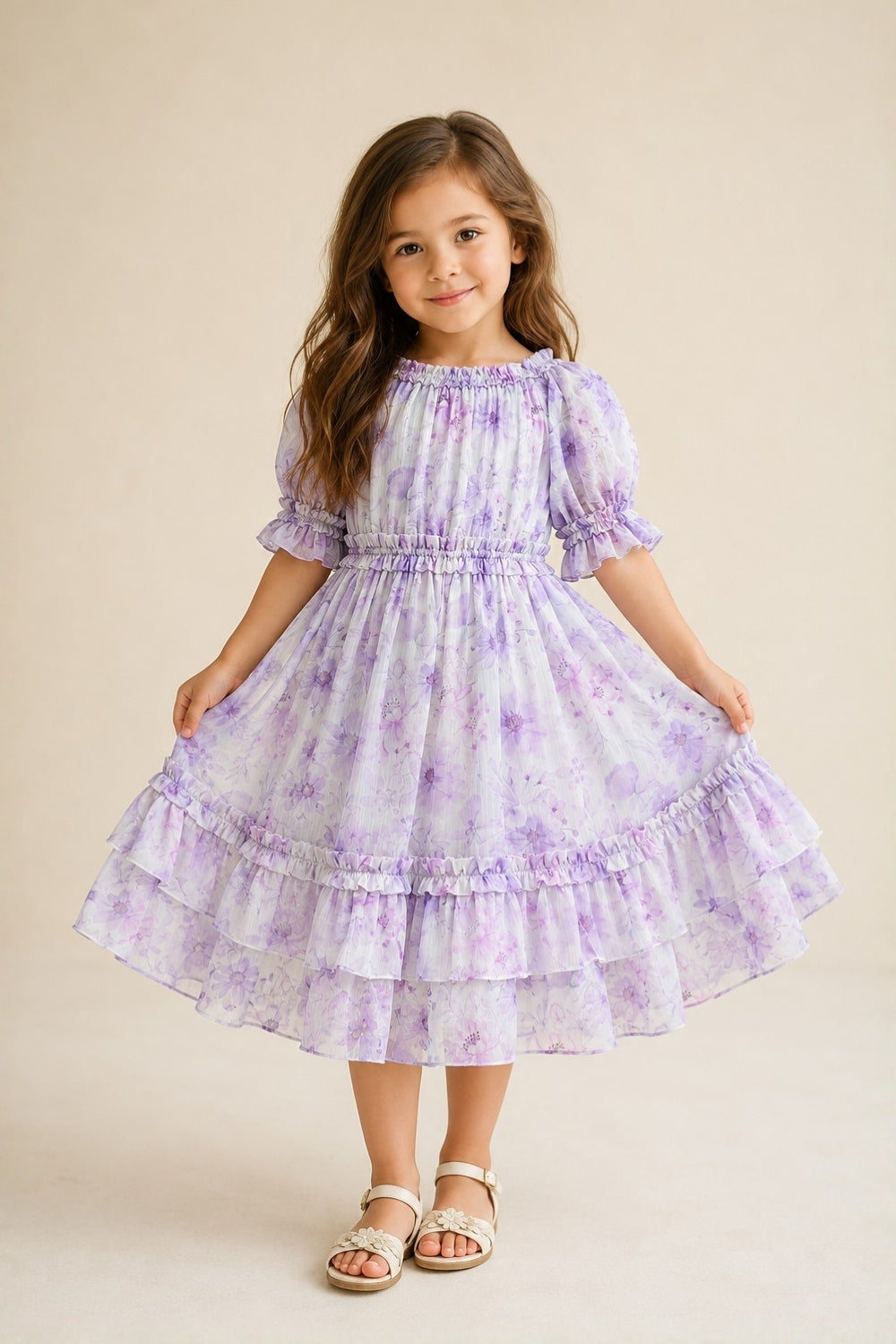 Kiara Petal Glow Dress