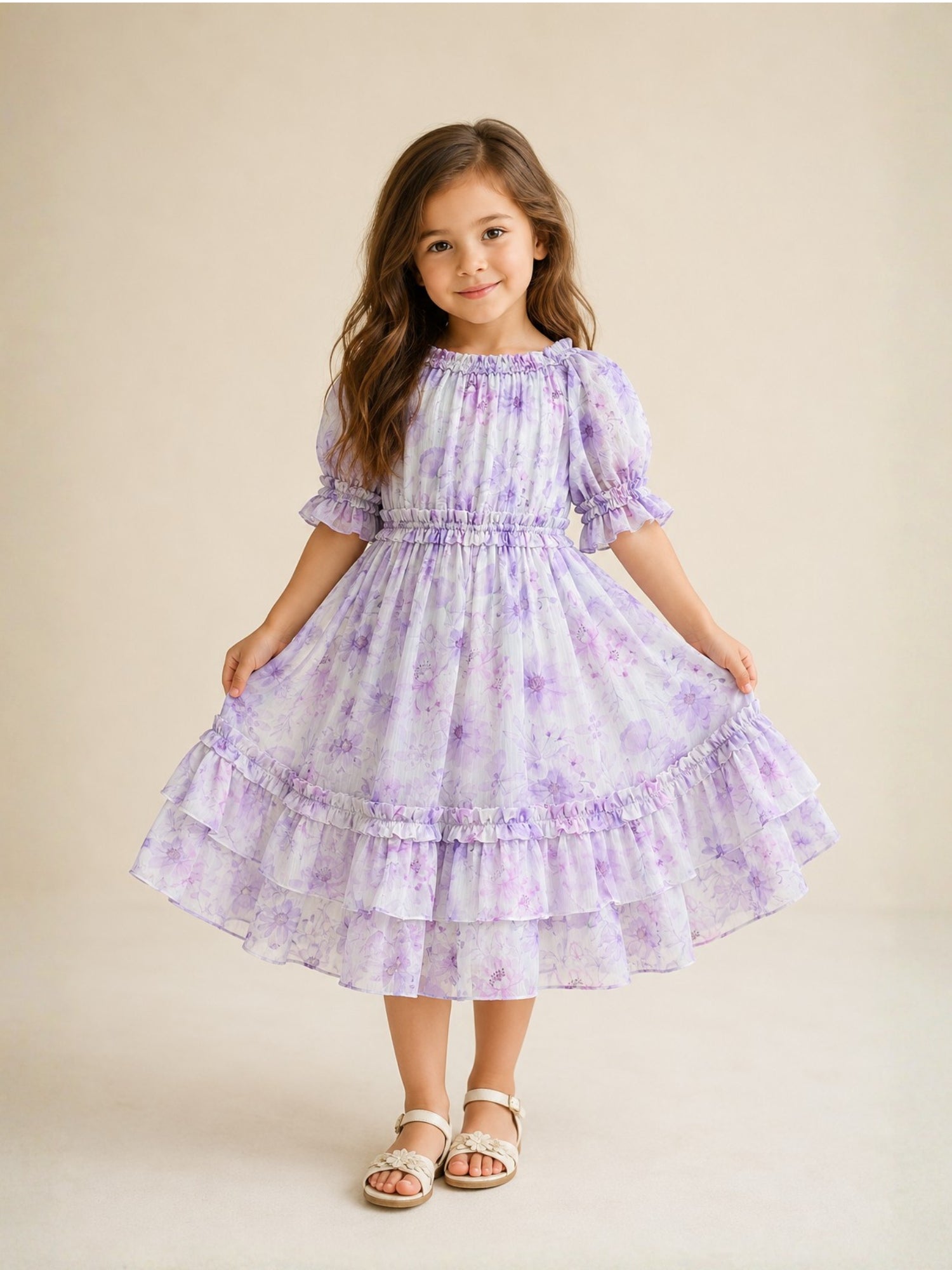 Kiara Petal Glow Dress