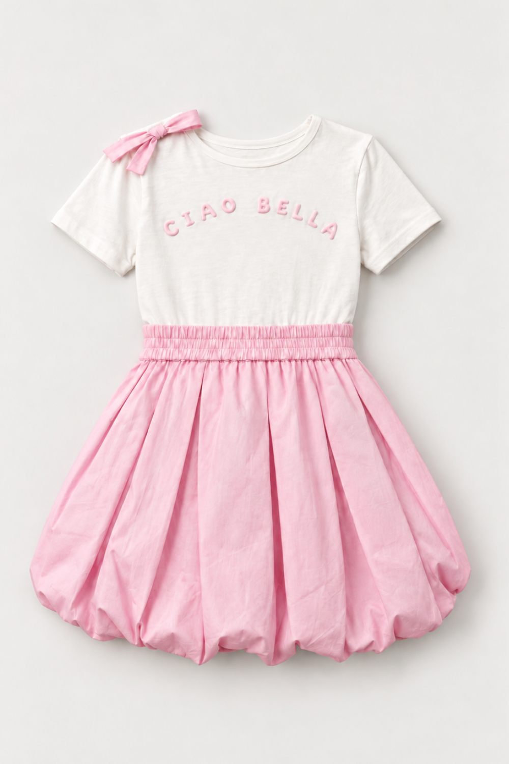 Lavanya Girls Tee and skirt set
