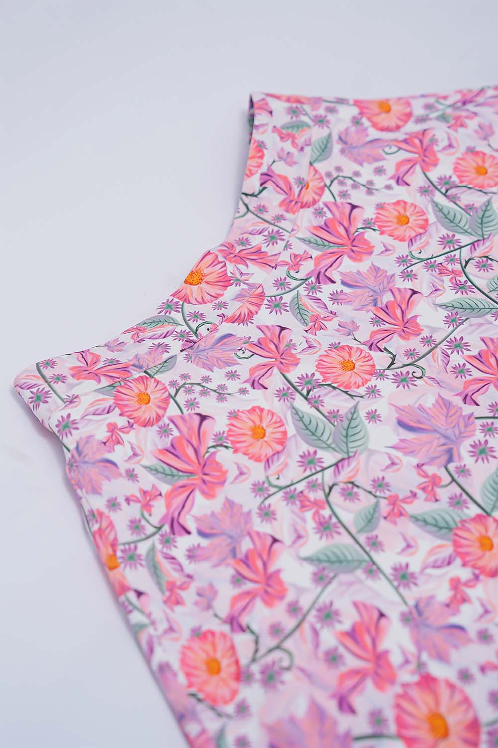 Ruffle top & Flared Skirt Dress