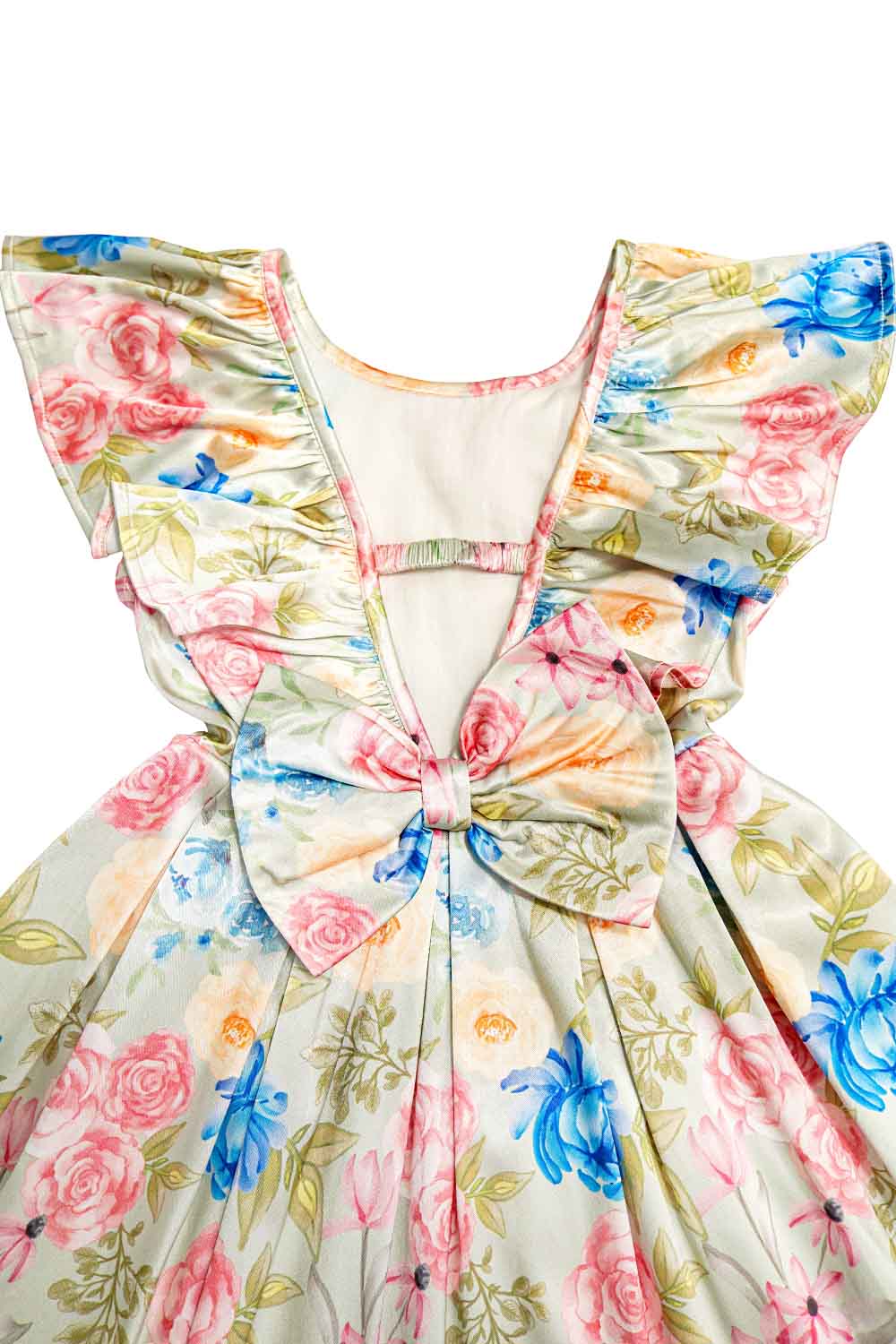 Satin Bow Dress for girls