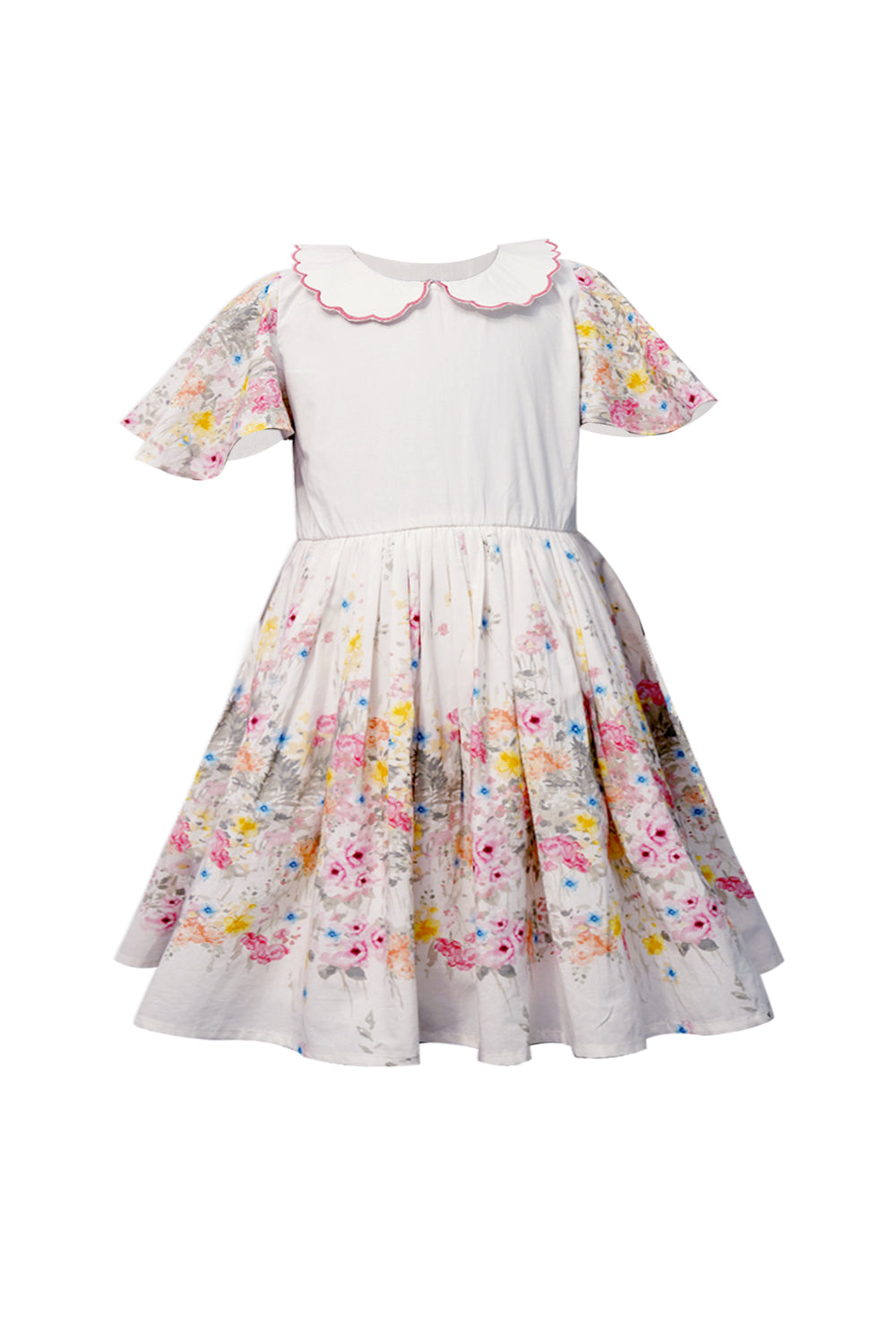 Flutter Sleeves Dress