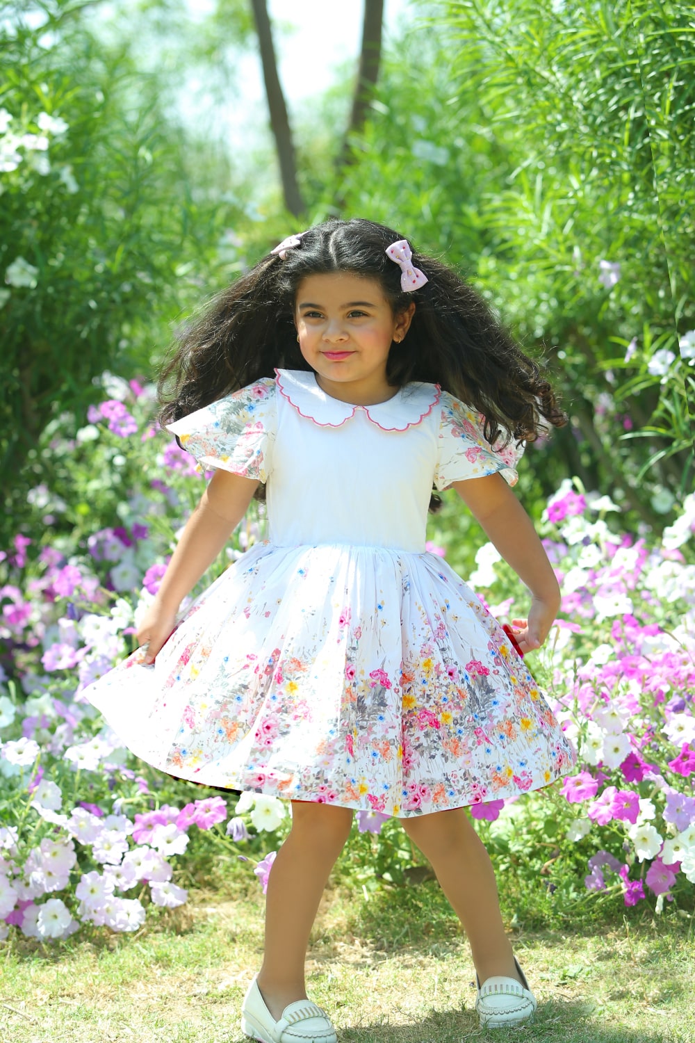 Flutter Sleeves Dress