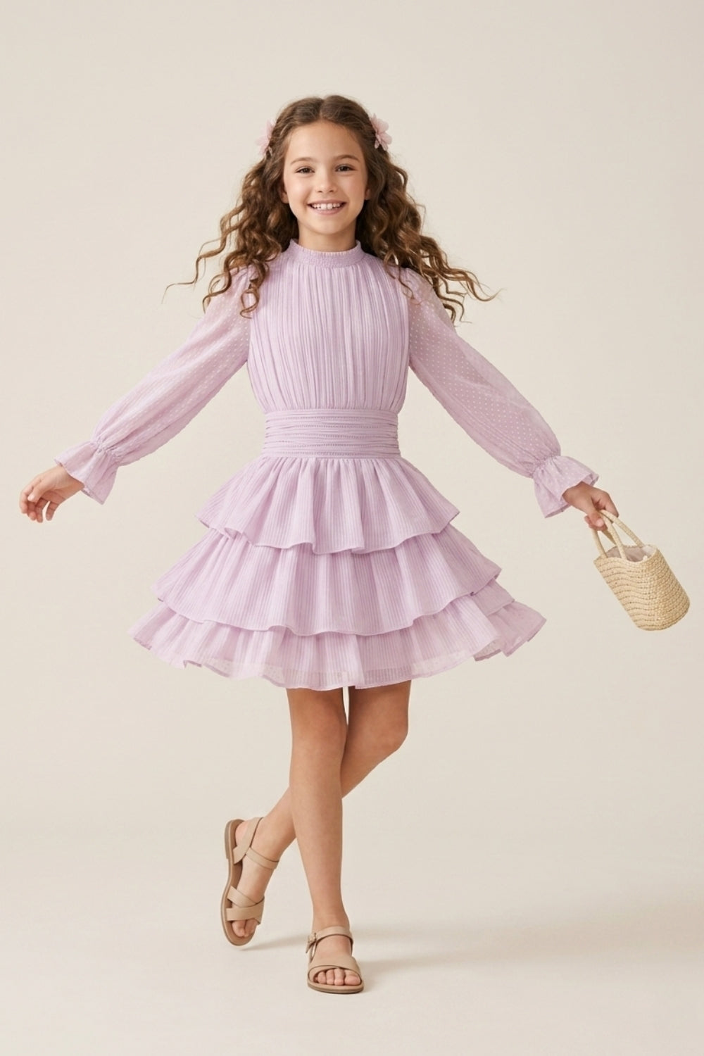 Sweet Violet Girls Flared Dress