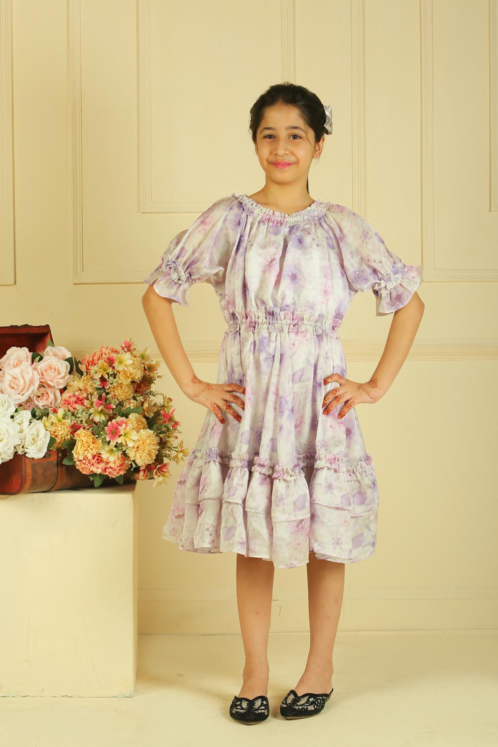 Kiara Petal Glow Dress