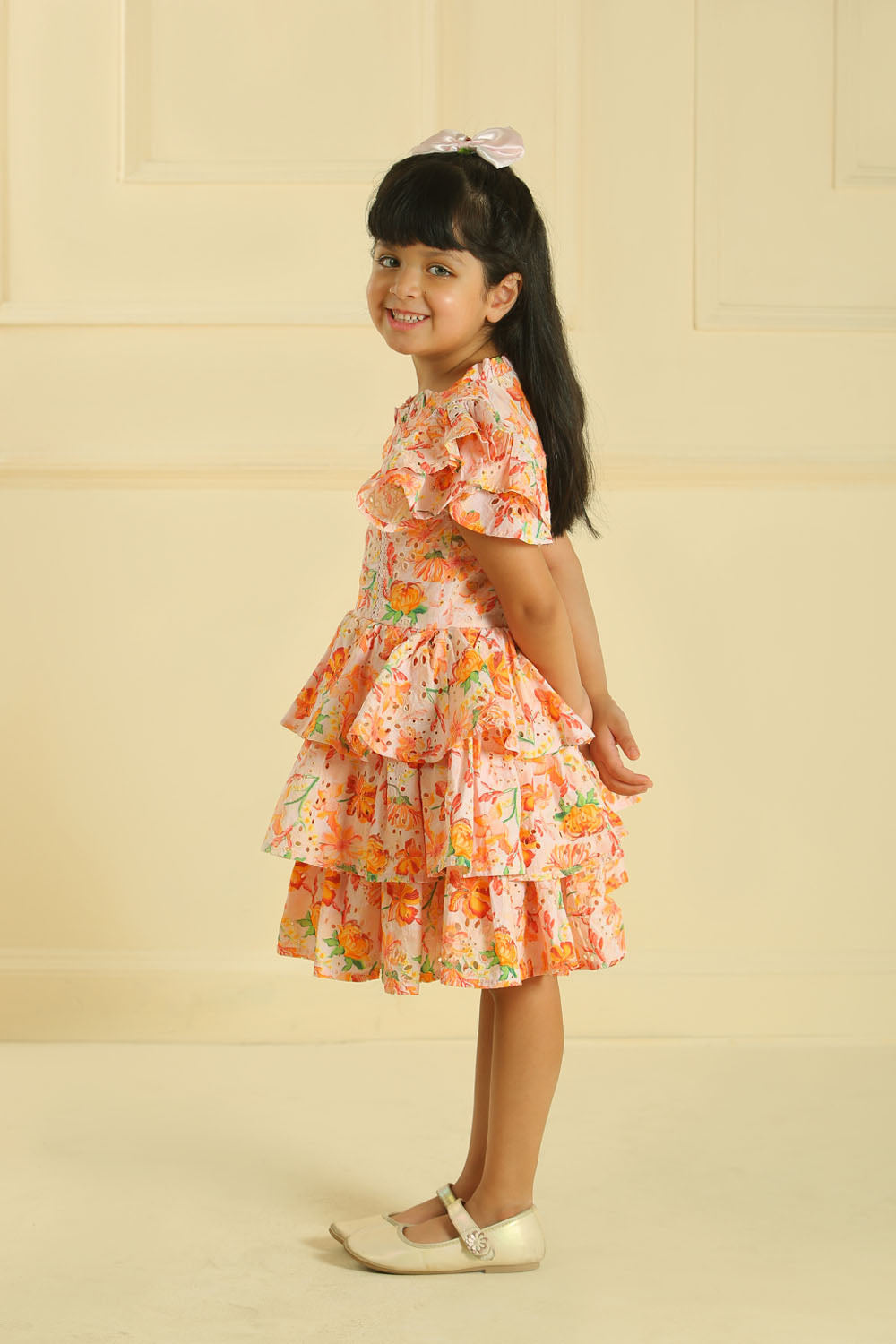 Lily Embroidered Flared Dress