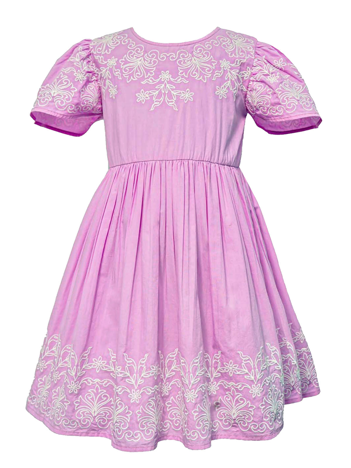 Girls Embroidered Dress