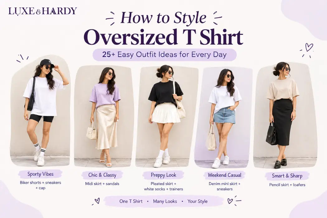How to Style Oversized T Shirt: 25+ Easy Outfit Ideas for Every Day