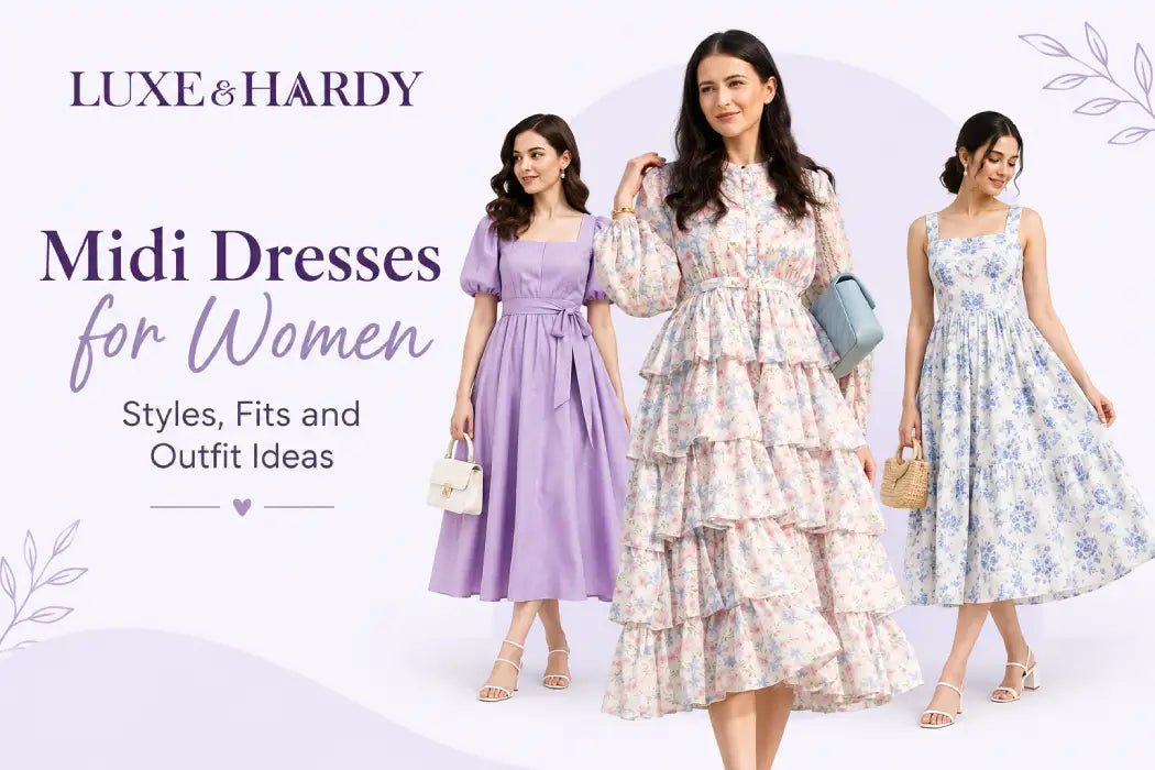Midi Dresses for Women: Styles, Fits and Outfit Ideas
