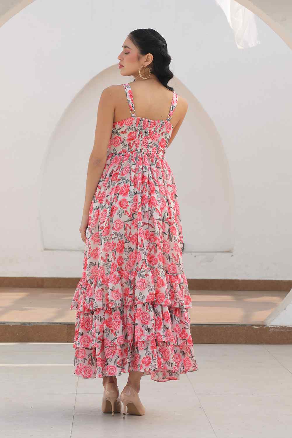 Amber corset dress-Ivory