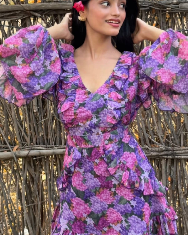 Gigi mini flared dress