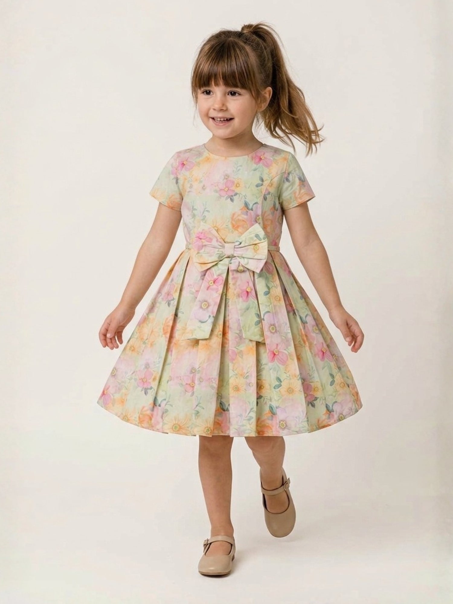 Myra Printed Dress