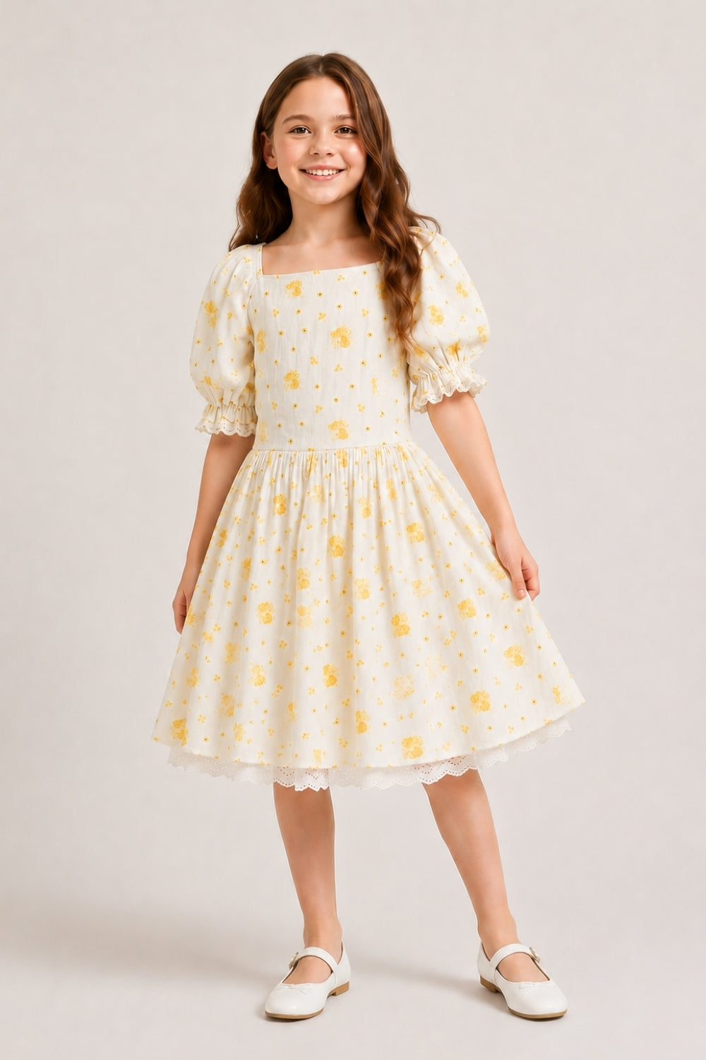 Camlie Printed Lace Dress
