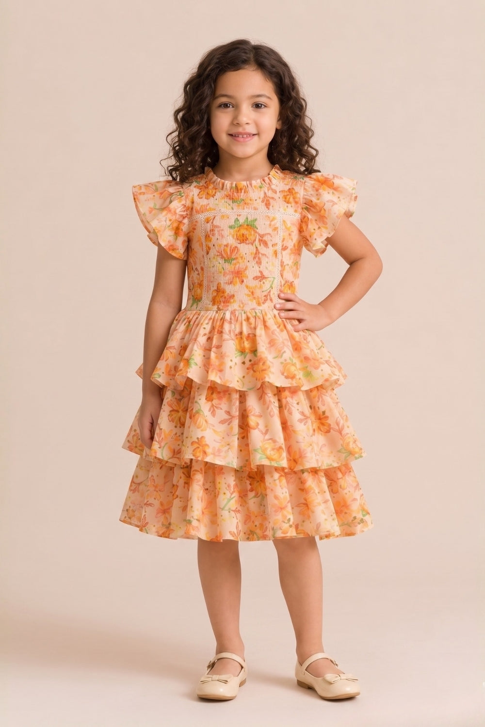 Lily Embroidered Flared Dress