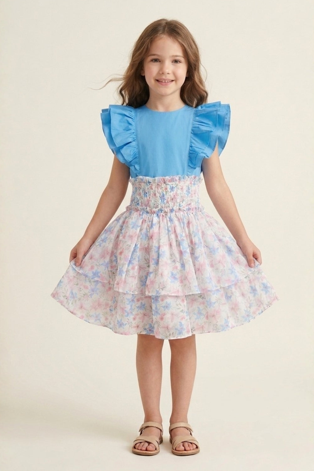 Freya Ruffle Top & Skirt