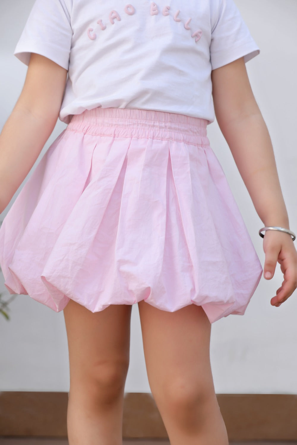 Lavanya Girls Tee and skirt set