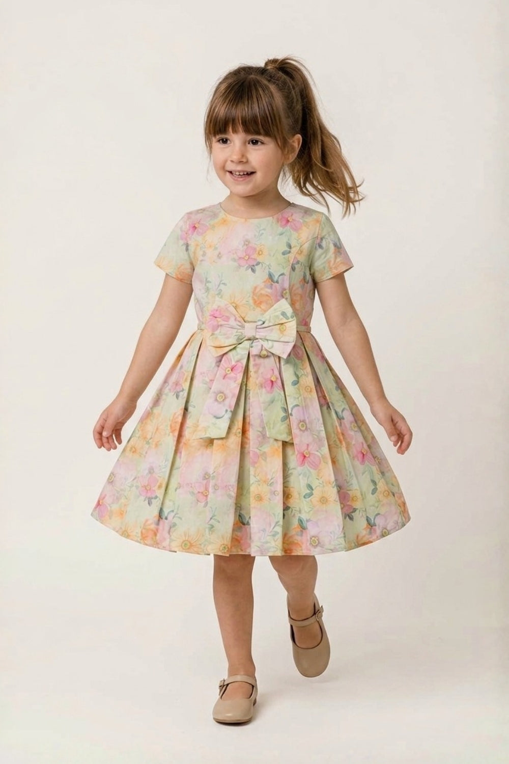 Myra Printed Dress
