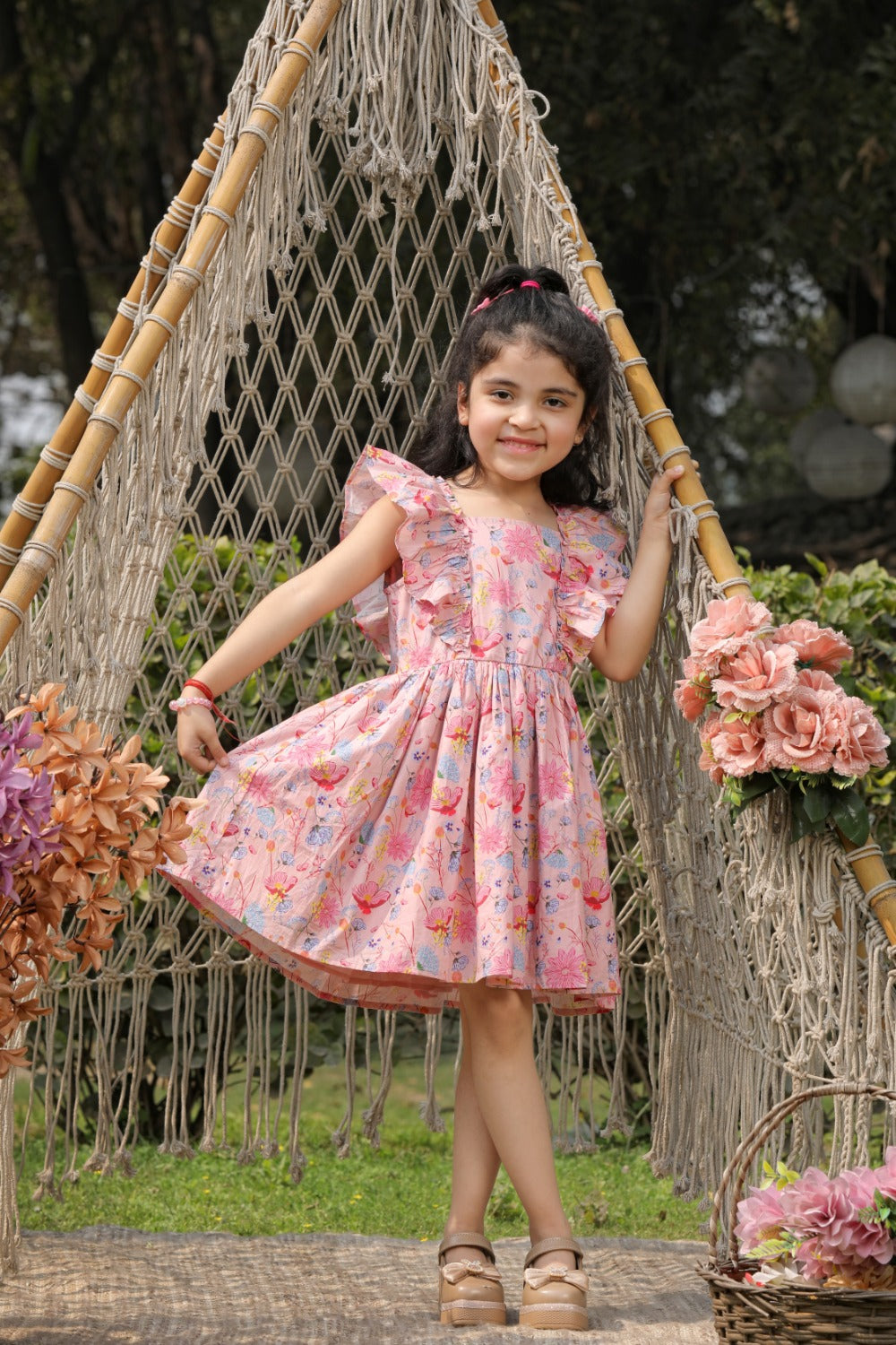 Romi Girls Ruffled Dress