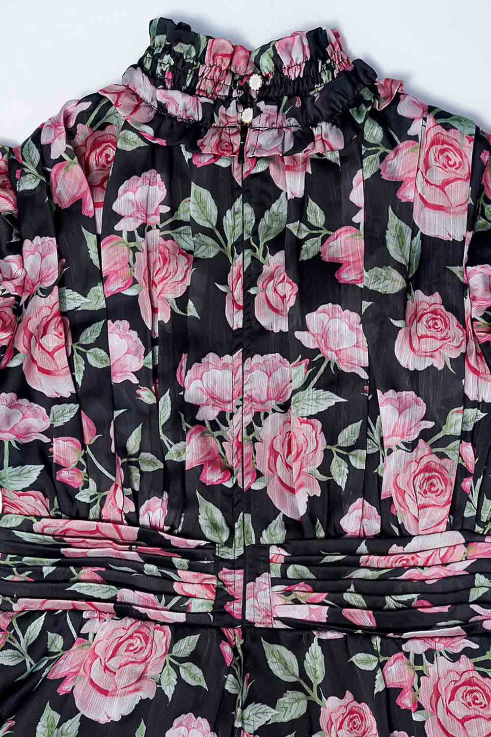 Long Shirred Dress for Girls