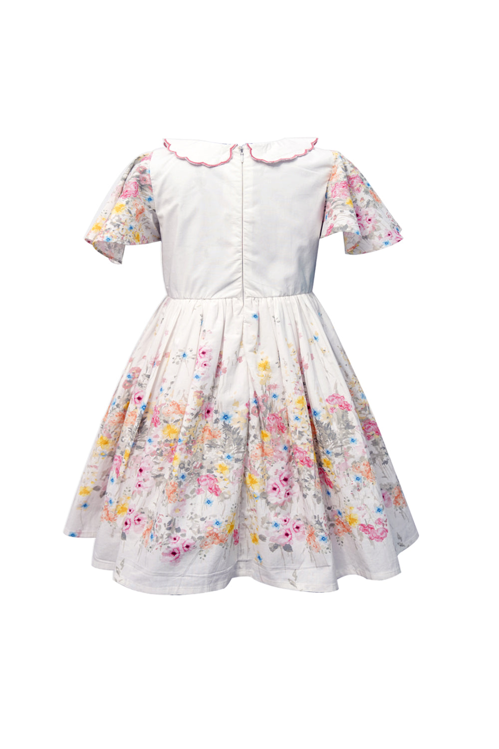 Flutter Sleeves Dress